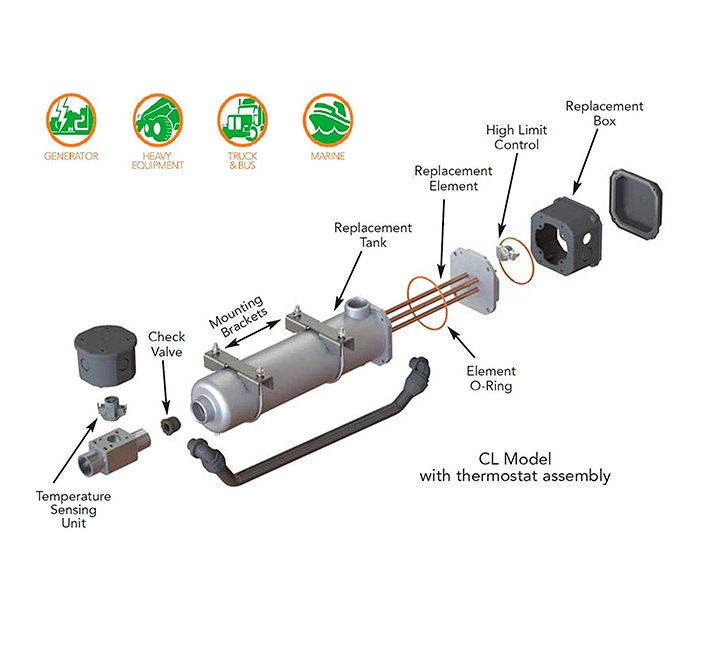 HOTSTART CL Engine Heather