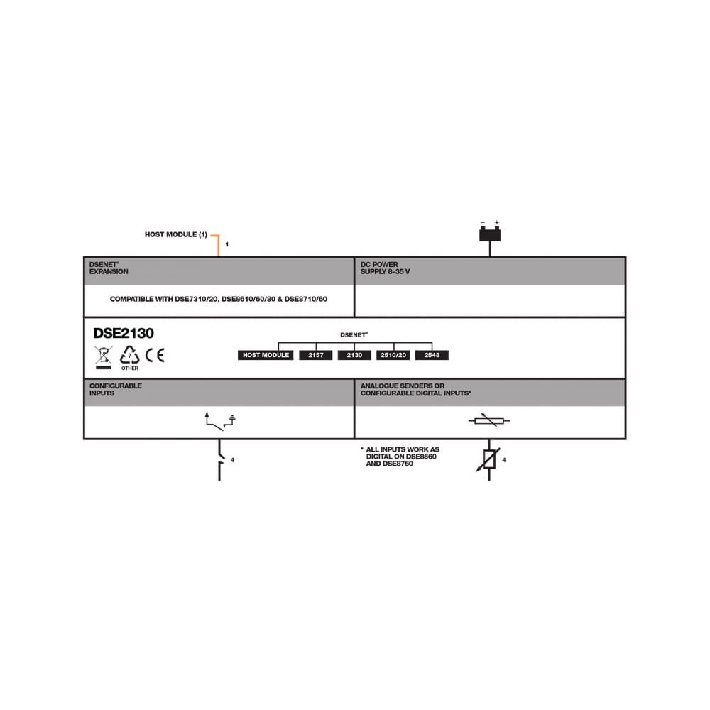 DSE2130 DSENetĀ® Input Expansion Module