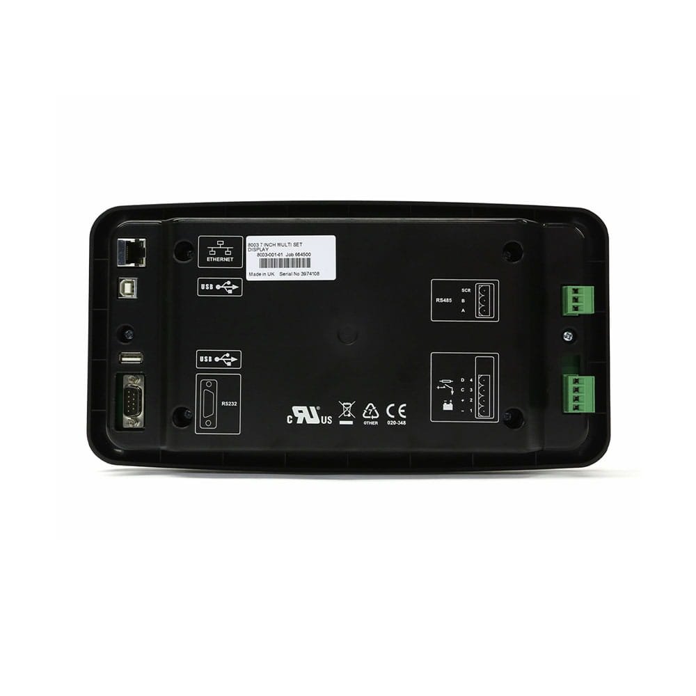 DSE8003 Graphical Colour Multi-Set Remote Overview Display