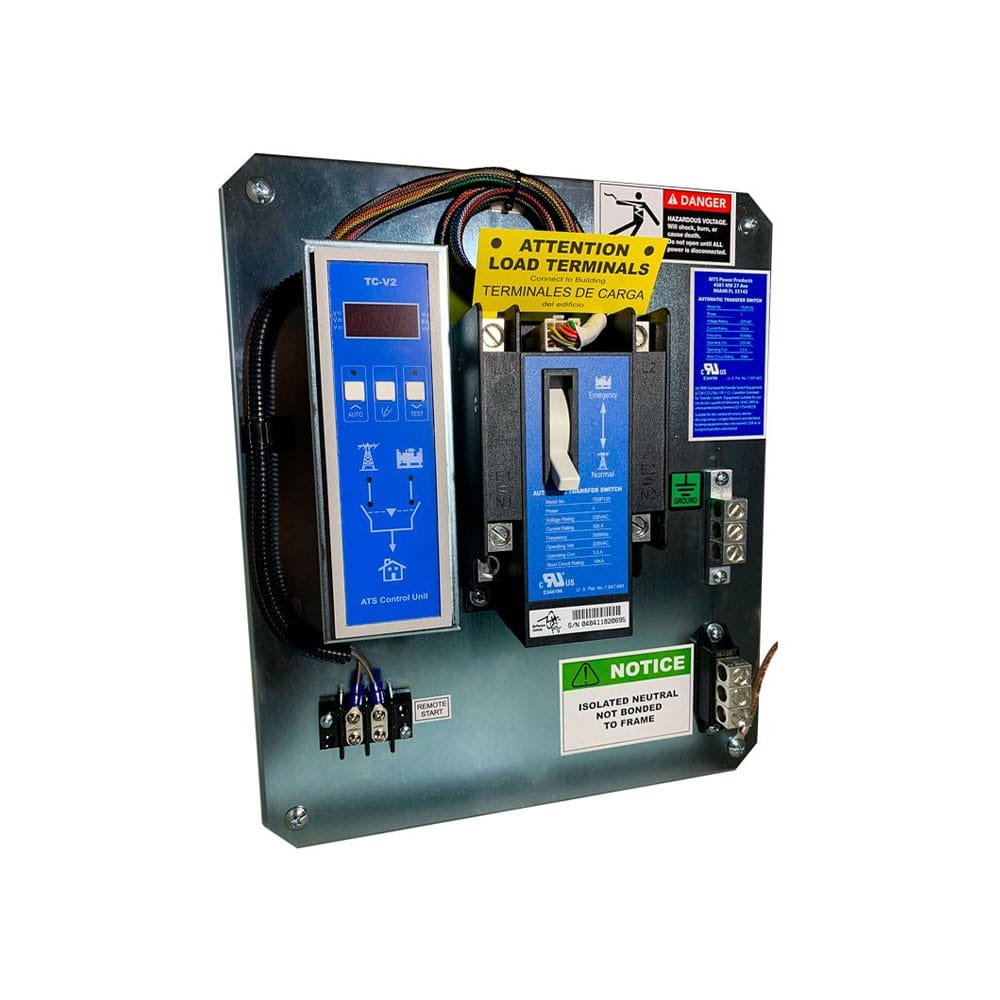 ATS3PC125 125A & 150A Transfer Switches 2P, 3P, & 4P